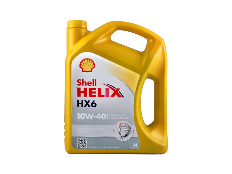 殼牌 合成機(jī)油 黃喜力HX6 10W-40 SN級 4L裝