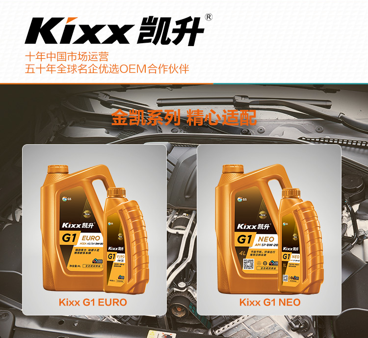 GS (Kixx) 凱升G1 NEO 全合成機油 SP級 0W-20 金凱系列 4L-第8張圖片-鄭州市冠恒貿(mào)易有限公司【官方網(wǎng)站】-車用潤滑油服務專家